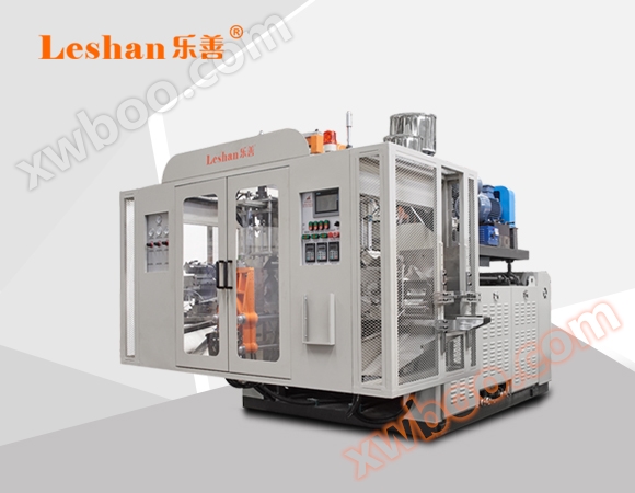 1L plastic can blow molding machine, automatic bottle removal blow molding machine, K-type curved arm full hydraulic high-speed machine