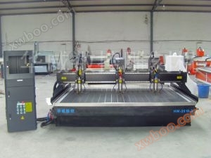 Machine de gravure de Pierre indépendante à trois têtes HW - 2518 - 3Z