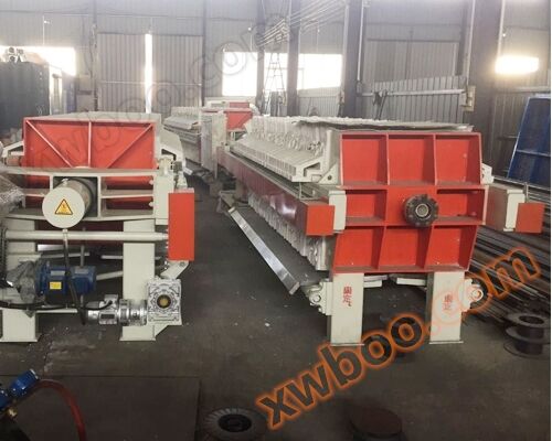 Automatic compression filter press